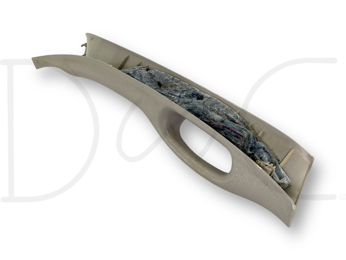 03-09 Dodge Ram 2500 3500 LH Left Driver A-Pillar Trim Grab Handle Gray OE