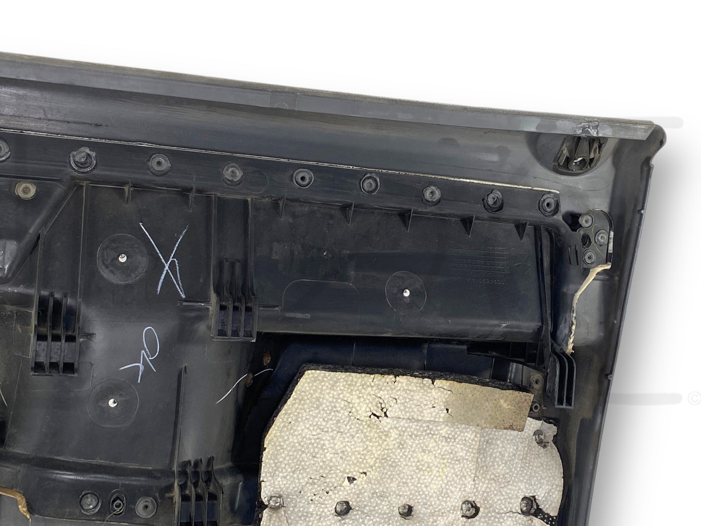 06-09 Ram 2500 3500 Slt LH Left Driver Front Door Panel Power Slate Gray OE