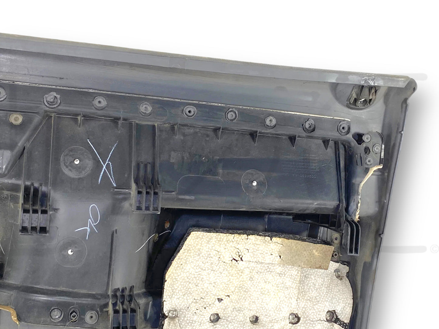 06-09 Ram 2500 3500 Slt LH Left Driver Front Door Panel Power Slate Gray OE