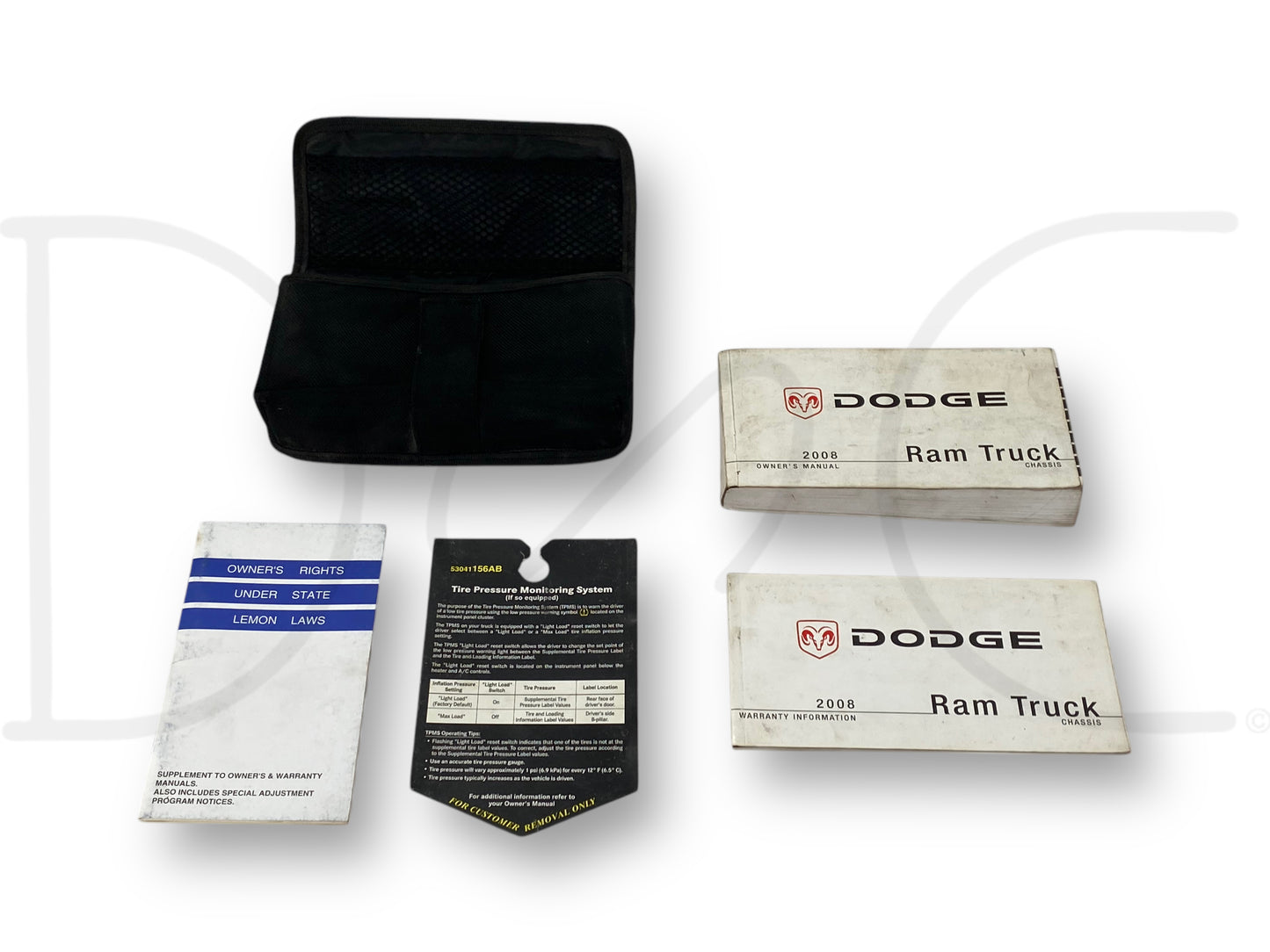 2008 Dodge Ram 3500 4500 Diesel Chassis Truck Owners Manual Guide Packet 08