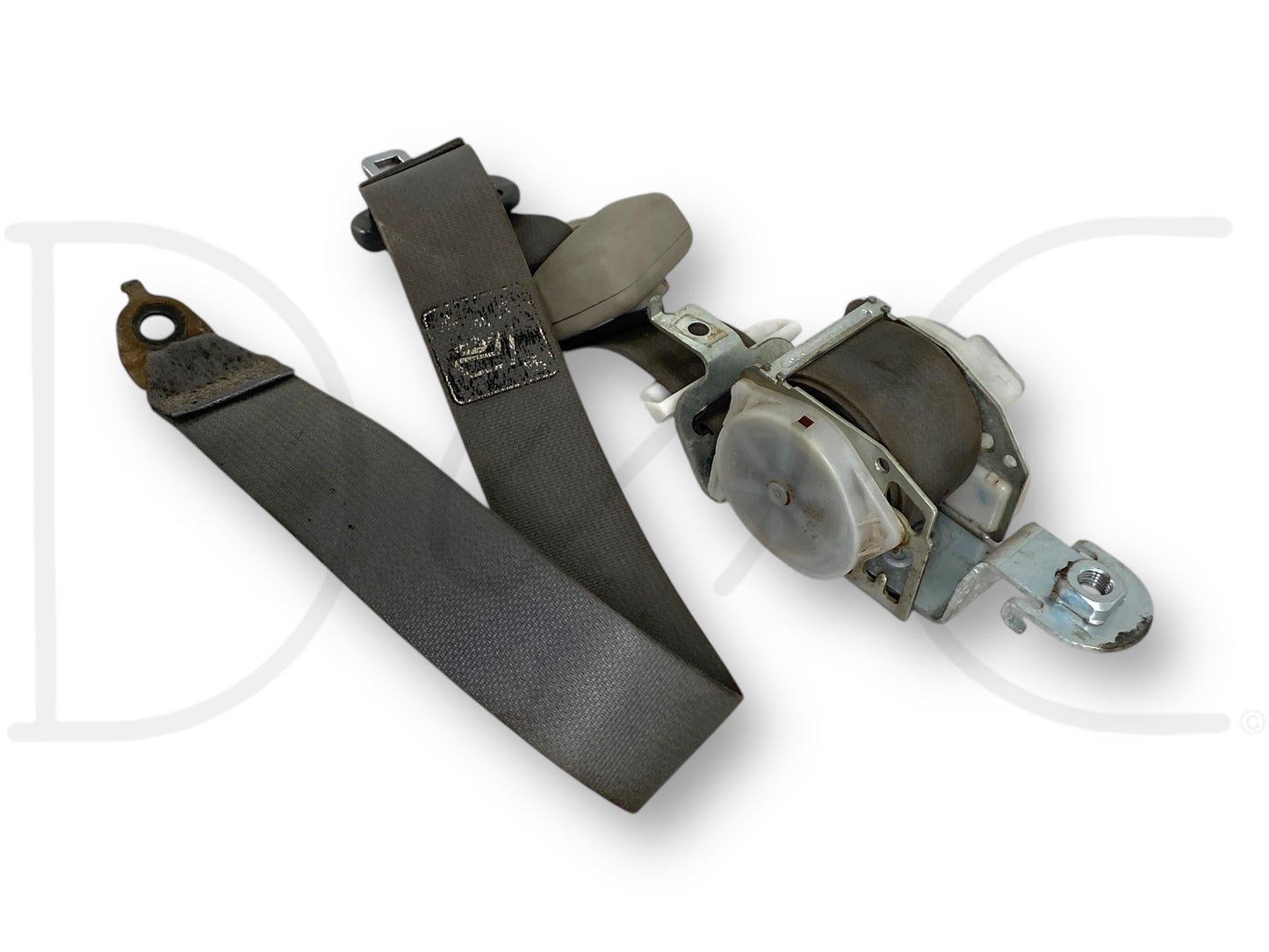 06-09 Dodge Ram 2500 3500 RH Right Passenger Front Seat Belt Seatbelt Gray OE