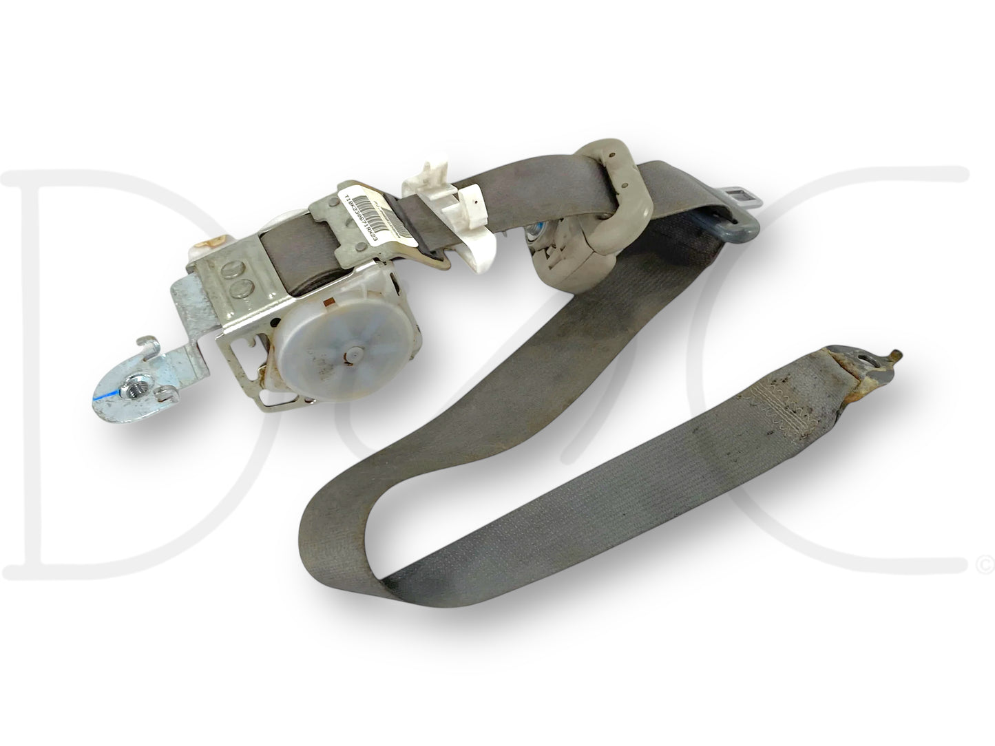 06-09 Dodge Ram 2500 3500 Quad RH Right Passenger Rear Seat Belt Seatbelt Gray