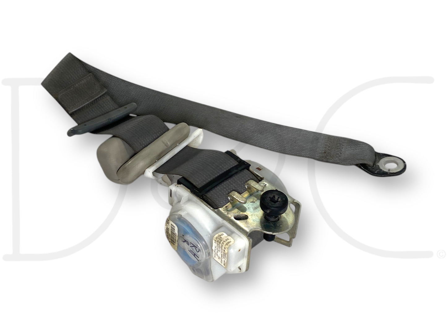 06-09 Dodge Ram 2500 3500 Quad RH Right Passenger Rear Seat Belt Seatbelt Gray