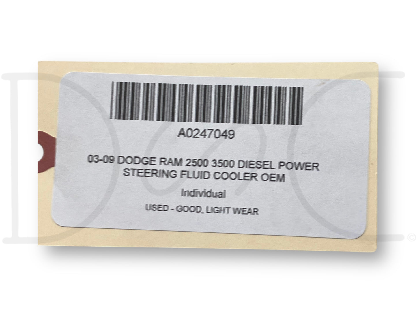 03-09 Dodge Ram 2500 3500 Diesel Power Steering Fluid Cooler OEM