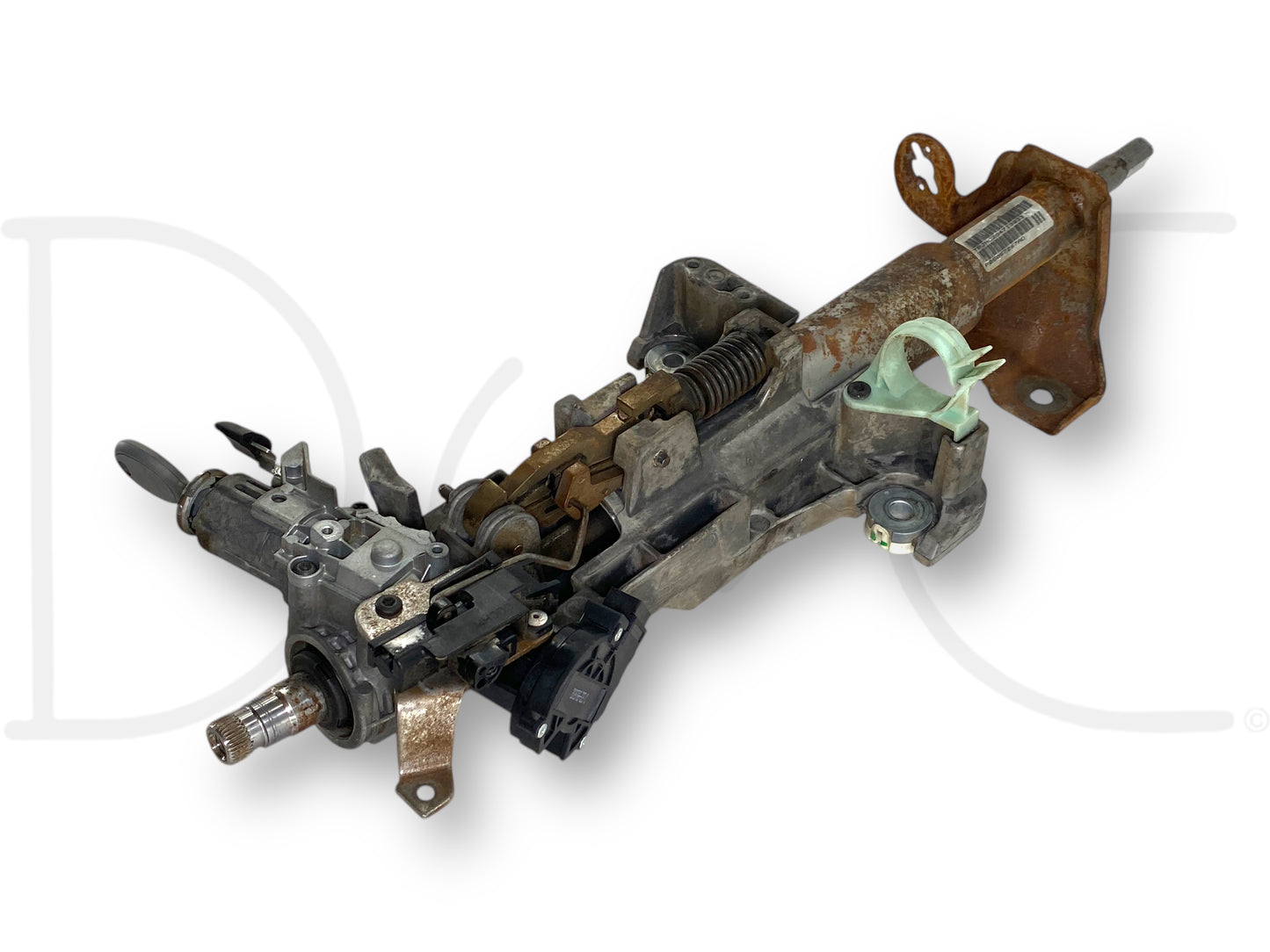07-09 Dodge Ram 2500 3500 Tilt Steering Column Manual Trans W/ Key