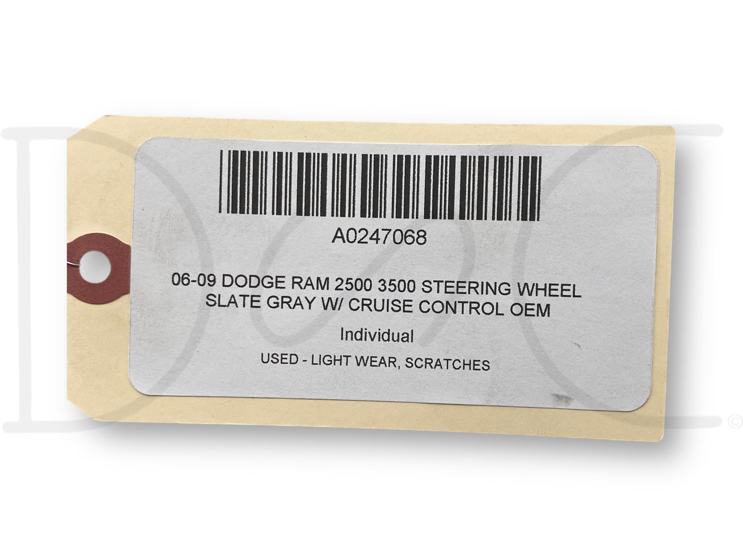 06-09 Dodge Ram 2500 3500 Steering Wheel Slate Gray W/ Cruise Control OEM