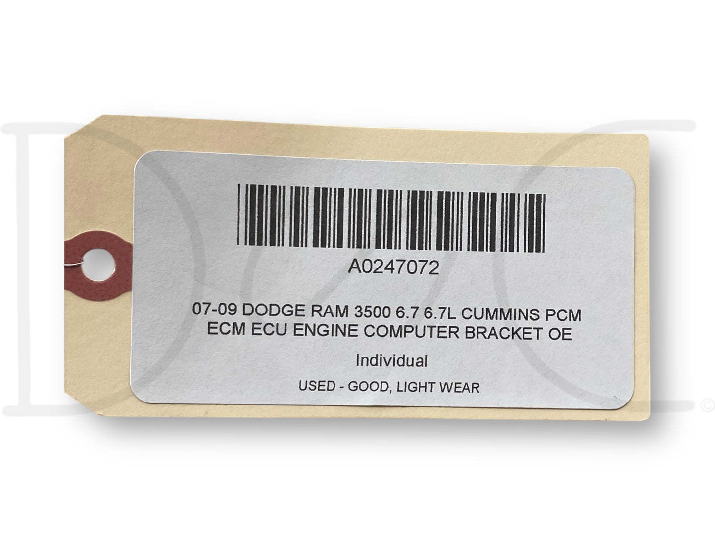 07-09 Dodge Ram 3500 6.7 6.7L Cummins PCM ECM ECU Engine Computer Bracket OE