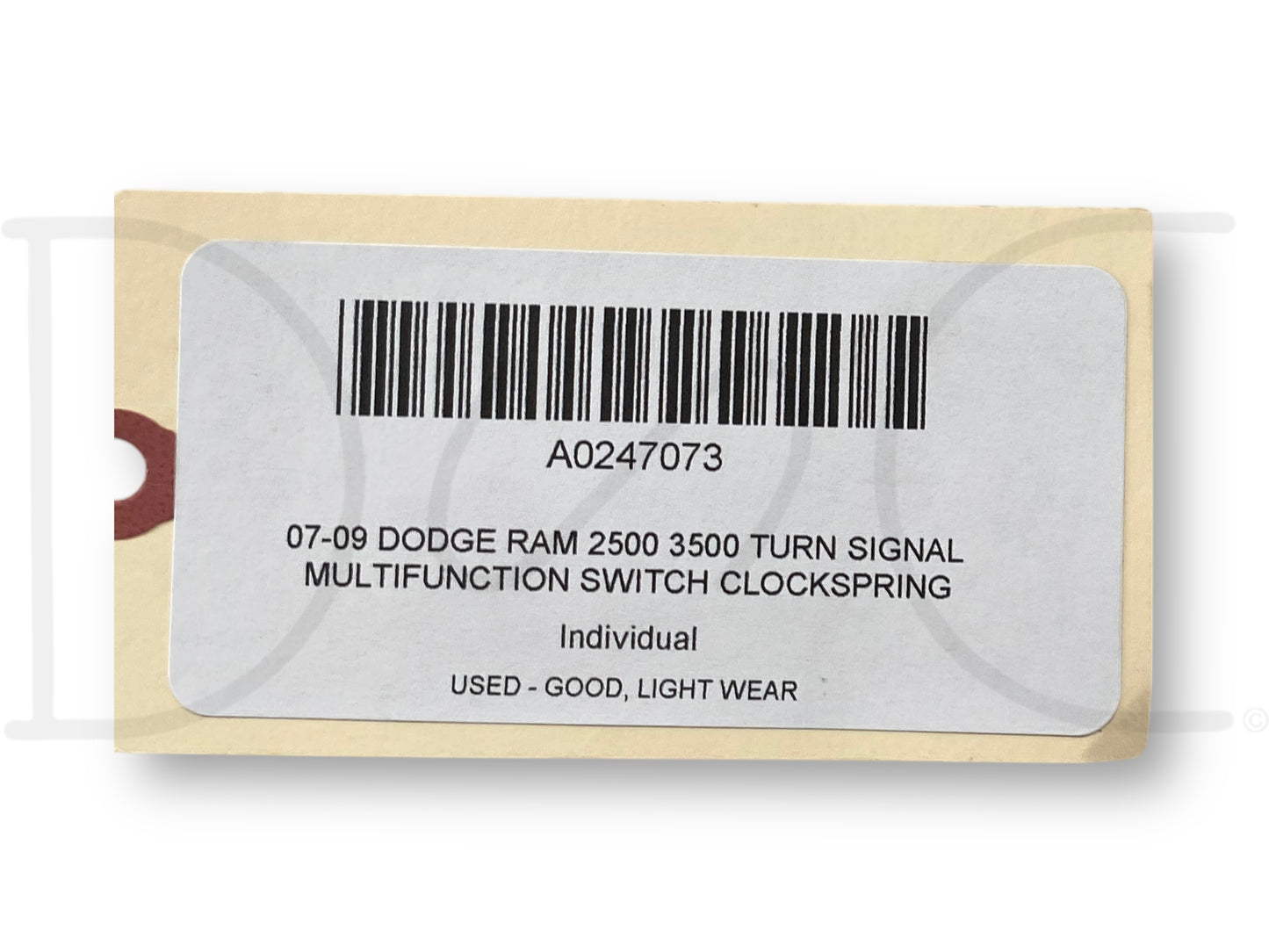 07-09 Dodge Ram 2500 3500 Turn Signal Multifunction Switch Clockspring
