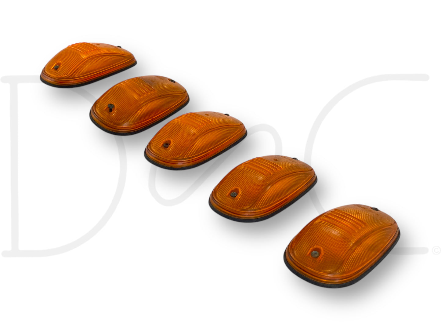 03-09 Dodge Ram 2500 3500 Cab Clearance Marker Light Lens Set OEM Roof Lights