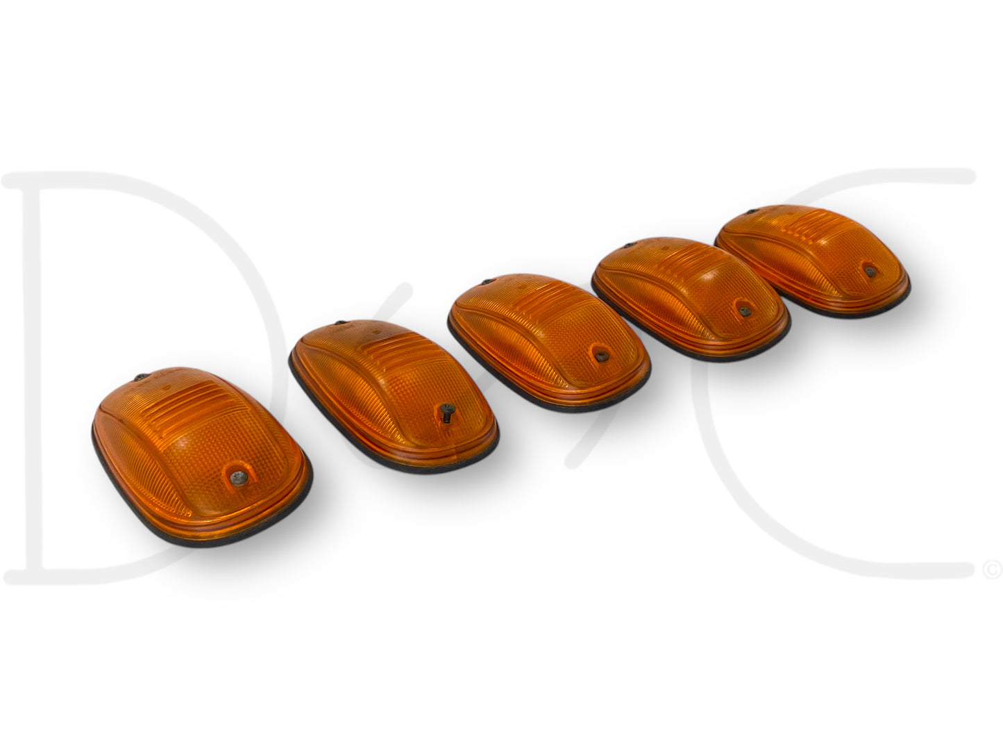 03-09 Dodge Ram 2500 3500 Cab Clearance Marker Light Lens Set OEM Roof Lights
