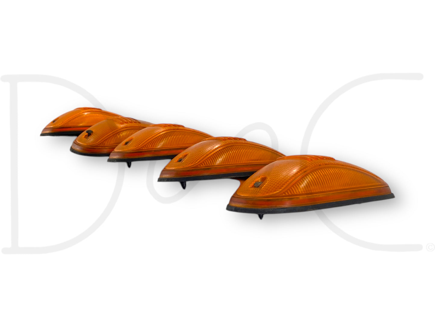 03-09 Dodge Ram 2500 3500 Cab Clearance Marker Light Lens Set OEM Roof Lights