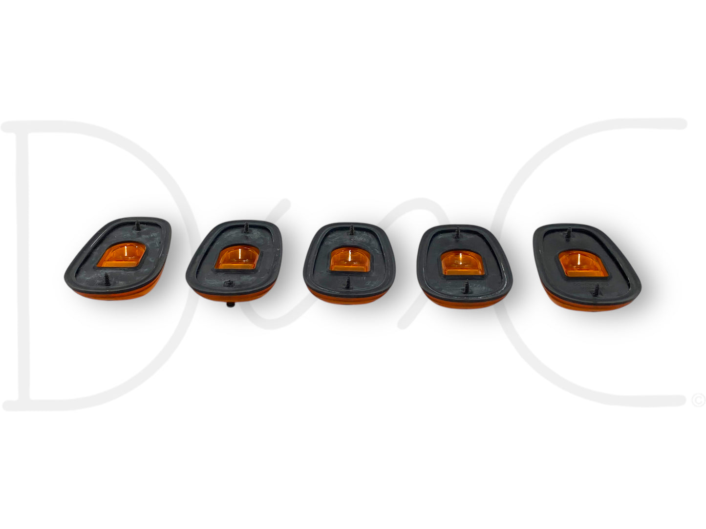 03-09 Dodge Ram 2500 3500 Cab Clearance Marker Light Lens Set OEM Roof Lights