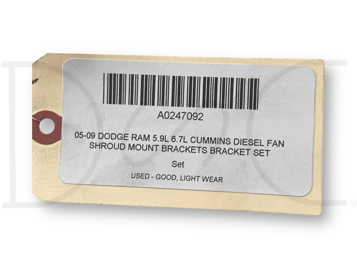 05-09 Dodge Ram 5.9L 6.7L Cummins Diesel Fan Shroud Mount Brackets Bracket Set