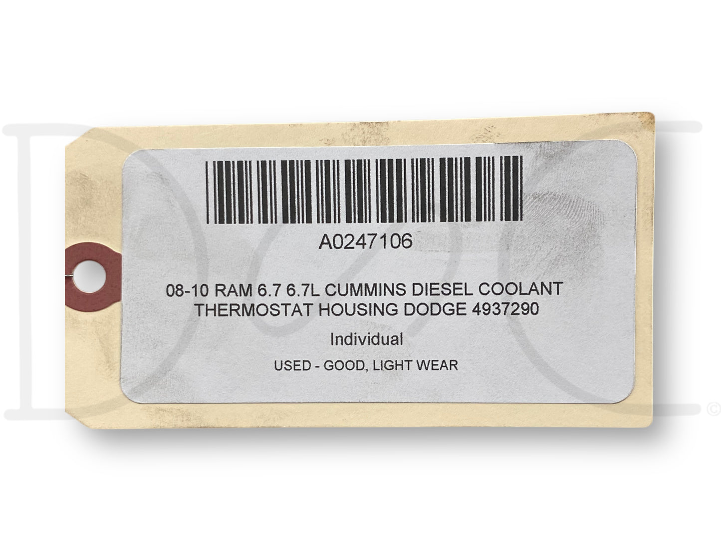 08-10 Ram 6.7 6.7L Cummins Diesel Coolant Thermostat Housing Dodge 4937290