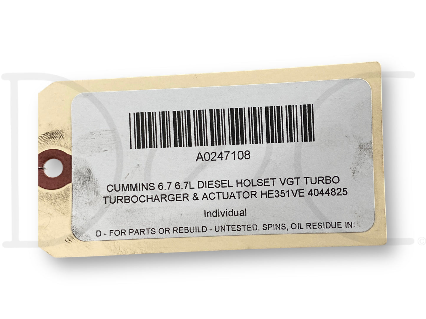 Cummins 6.7 6.7L Diesel Holset Vgt Turbo Turbocharger & Actuator He351Ve 4044825