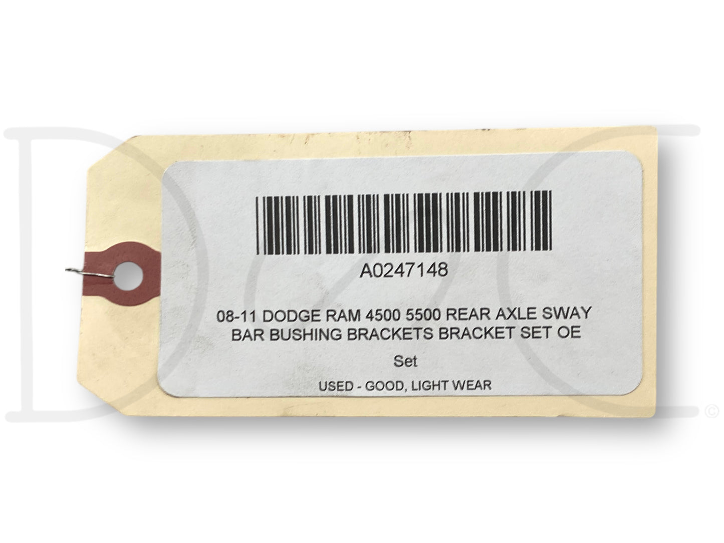 08-11 Dodge Ram 4500 5500 Rear Axle Sway Bar Bushing Brackets Bracket Set OE