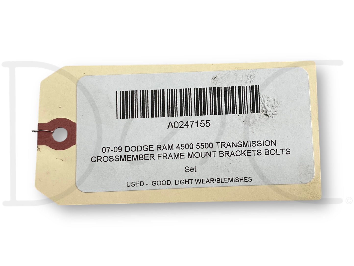 07-09 Dodge Ram 4500 5500 Transmission Crossmember Frame Mount Brackets Bolts