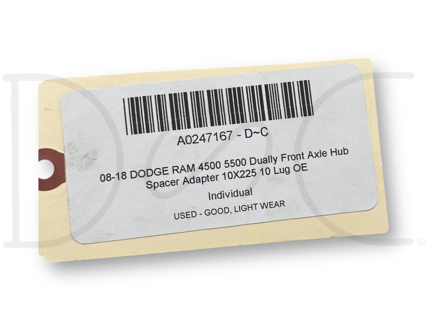 08-18 Dodge Ram 4500 5500 Dually Front Axle Hub Spacer Adapter 10X225 10 Lug OE