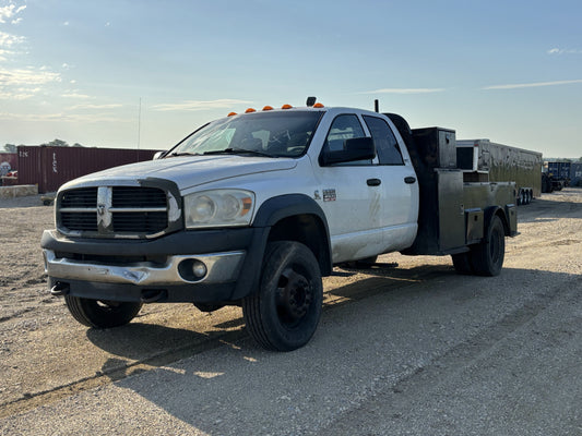 06-09 Dodge Ram 2500 3500 Hood W/ Grill W7 White