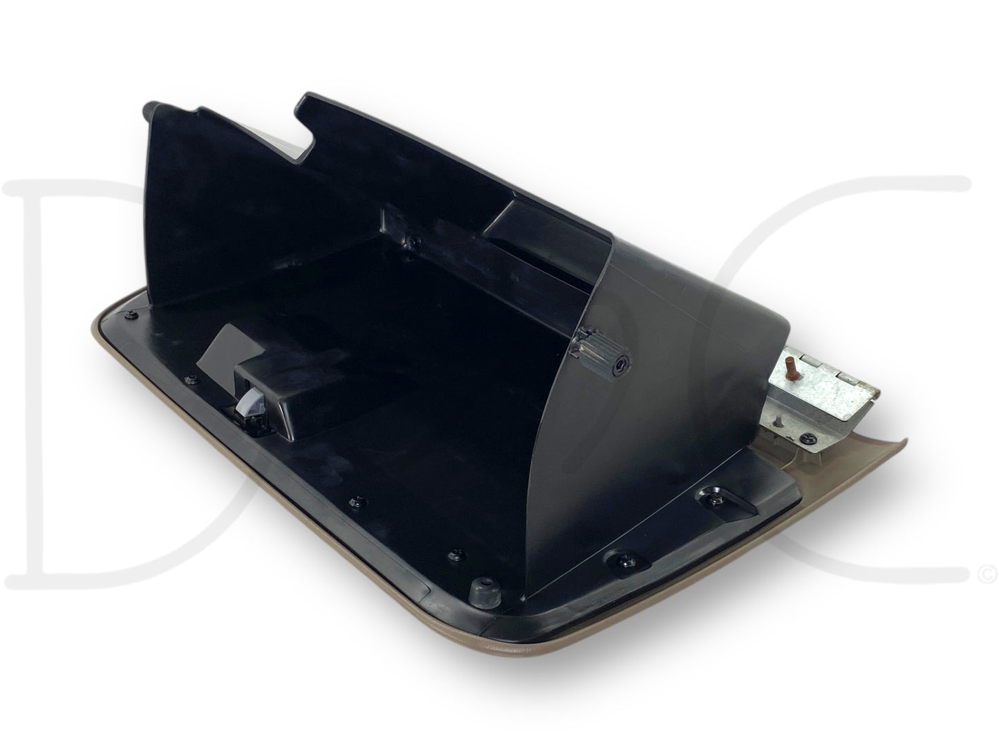 99-02 Ford F250 F350 Dash Glove Box Storage Bin Compartment Tan OE