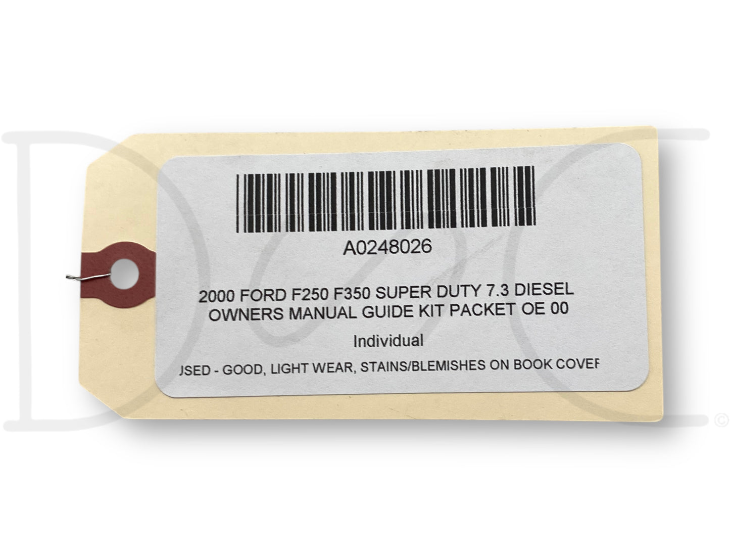 2000 Ford F250 F350 Super Duty 7.3 Diesel Owners Manual Guide Kit Packet OE 00