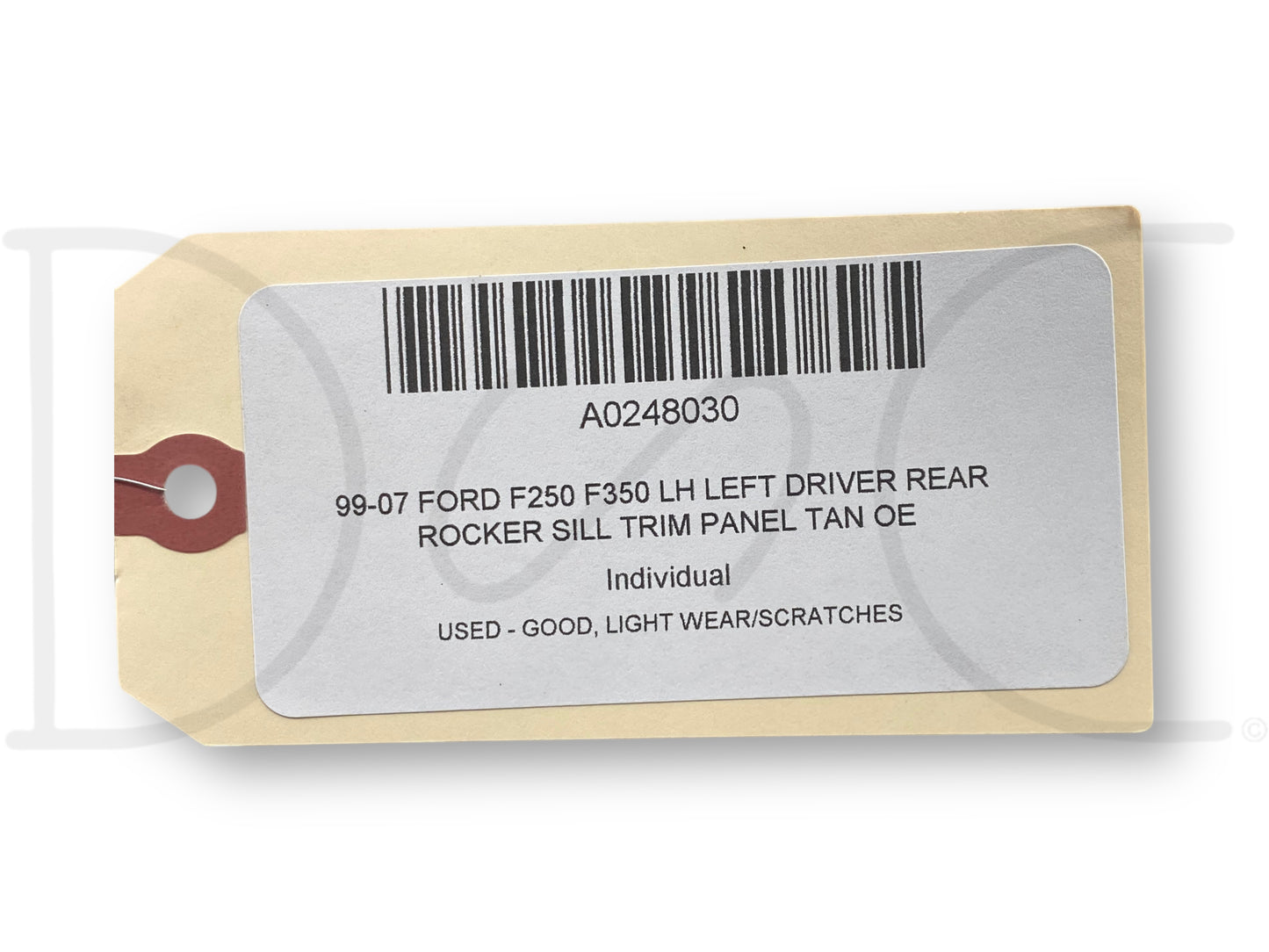 99-07 Ford F250 F350 LH Left Driver Rear Rocker Sill Trim Panel Tan OE