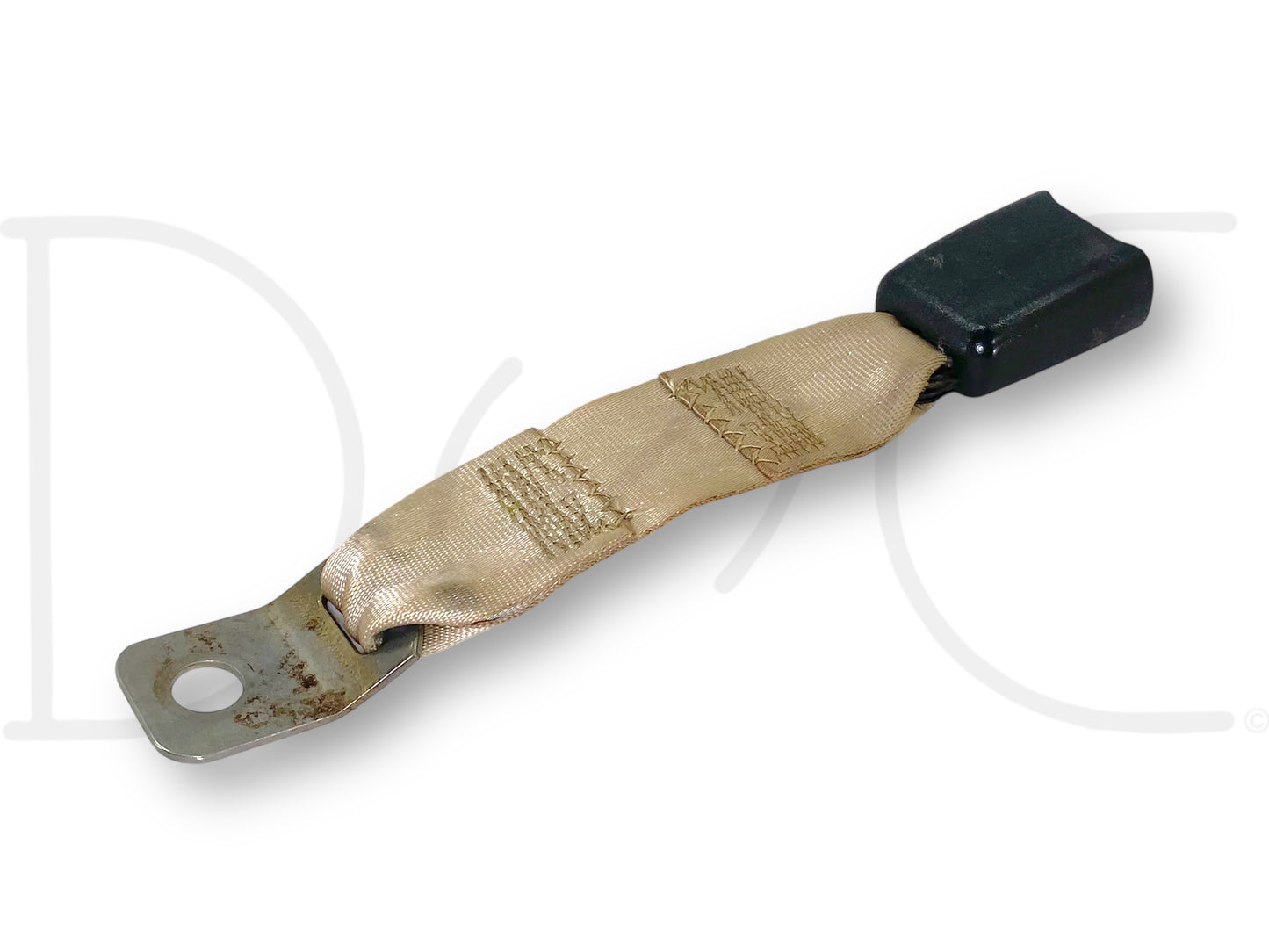 99-02 Ford F250 F350 Rear Back Seat Seatbelt Latch Buckle Tan OE