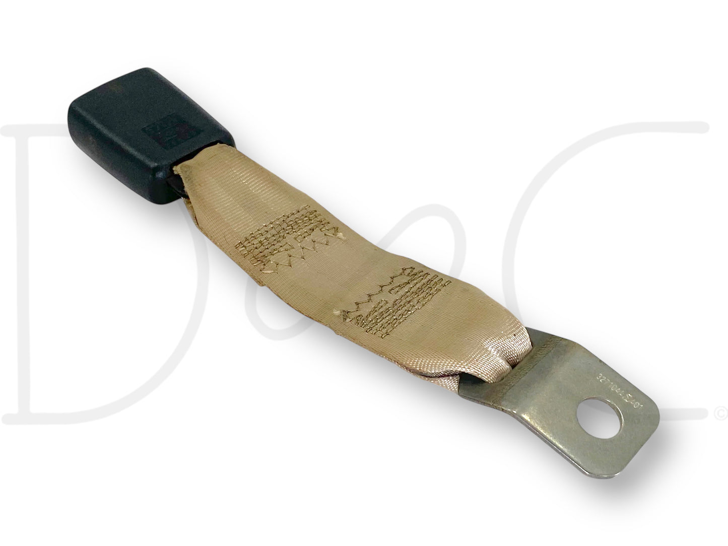 99-02 Ford F250 F350 Rear Back Seat Seatbelt Latch Buckle Tan OE