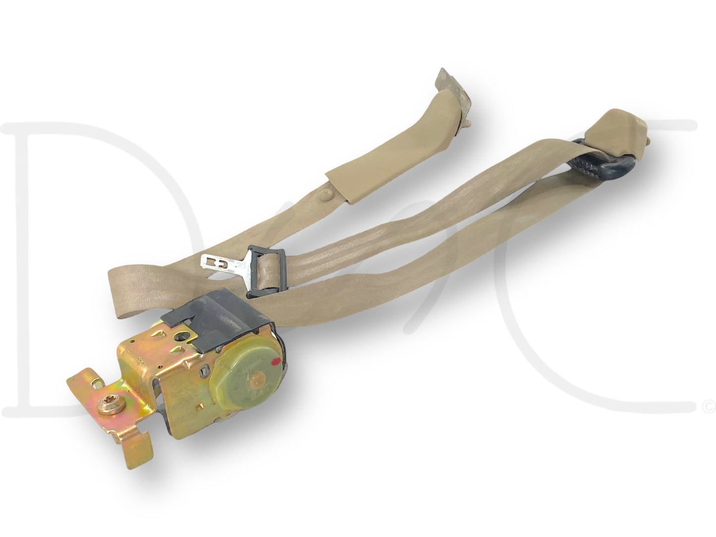 99-04 Ford F250 F350 RH Right Passenger Rear Seat Belt Seatbelt Tan OE