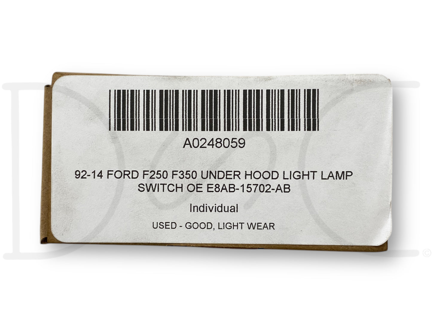 92-14 Ford F250 F350 Under Hood Light Lamp Switch OE E8AB-15702-AB
