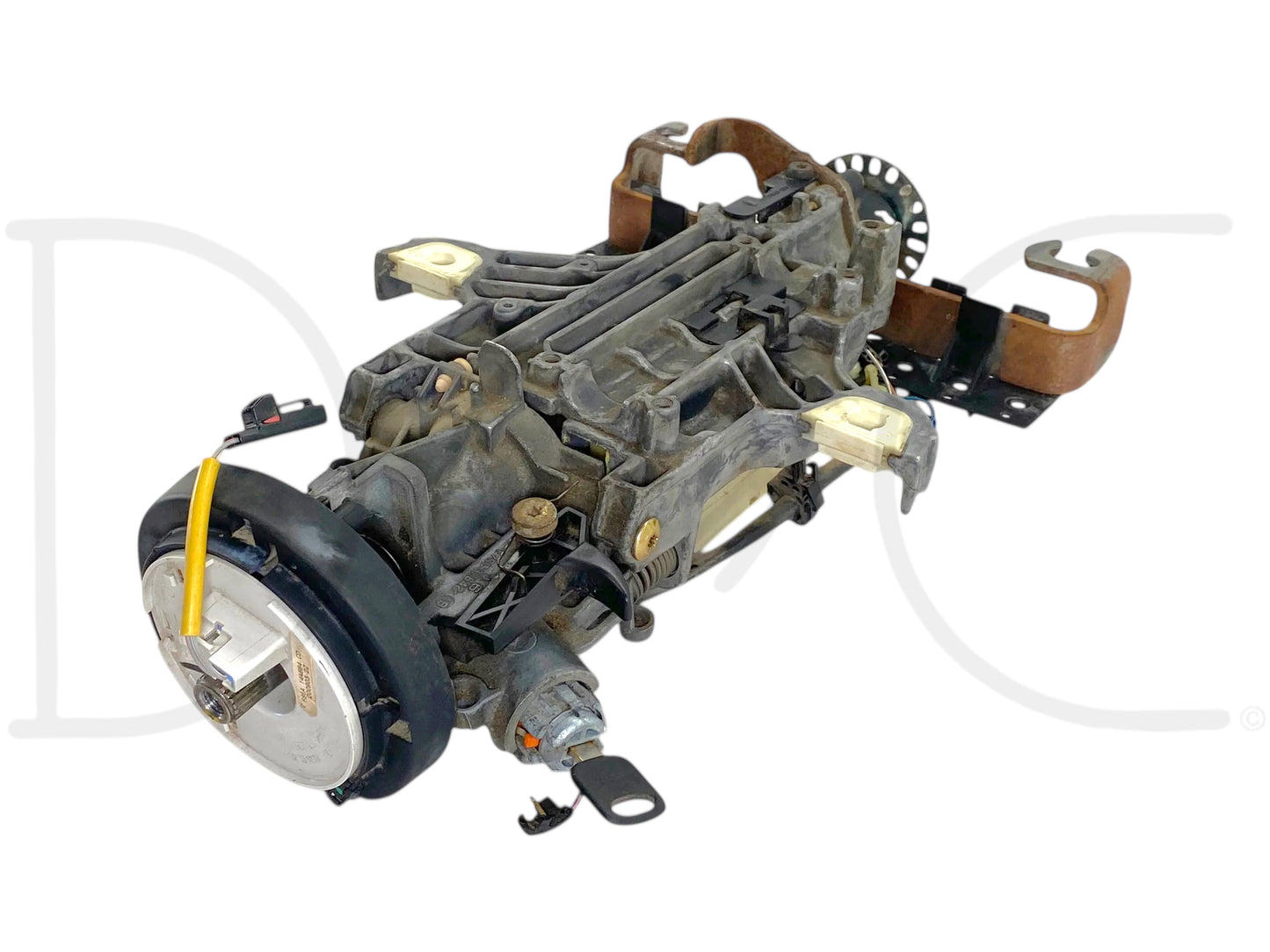 02-04 Ford F250 F350 Tilt Steering Column Auto Trans W/ Key & Clockspring