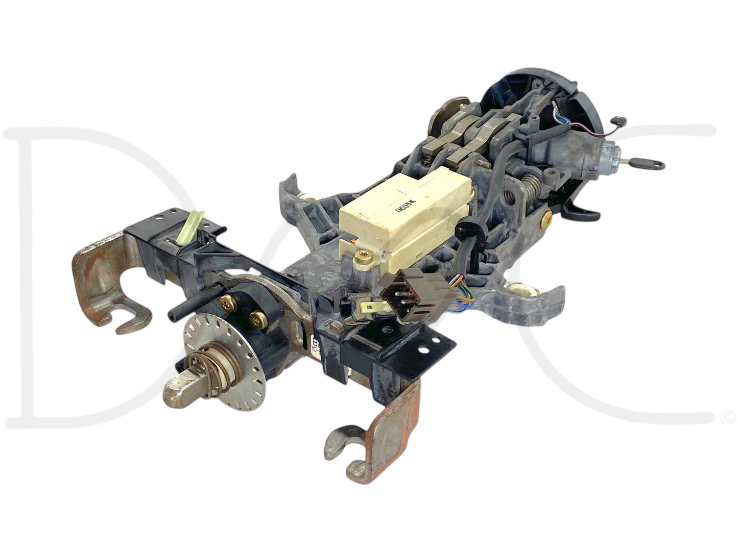 02-04 Ford F250 F350 Tilt Steering Column Auto Trans W/ Key & Clockspring