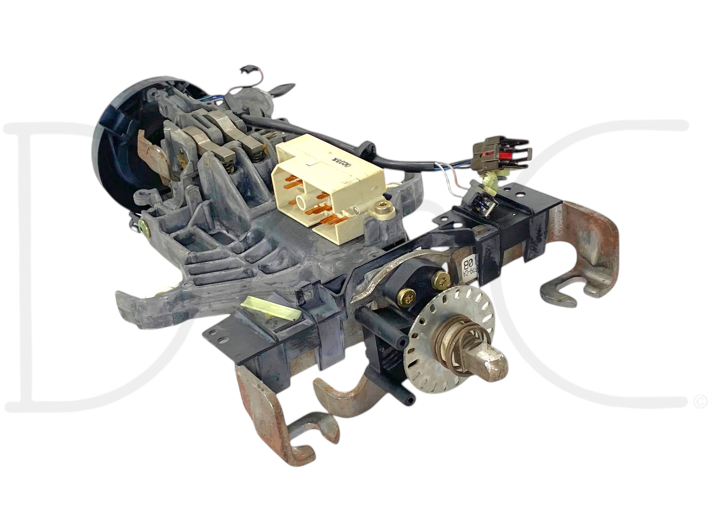 02-04 Ford F250 F350 Tilt Steering Column Auto Trans W/ Key & Clockspring