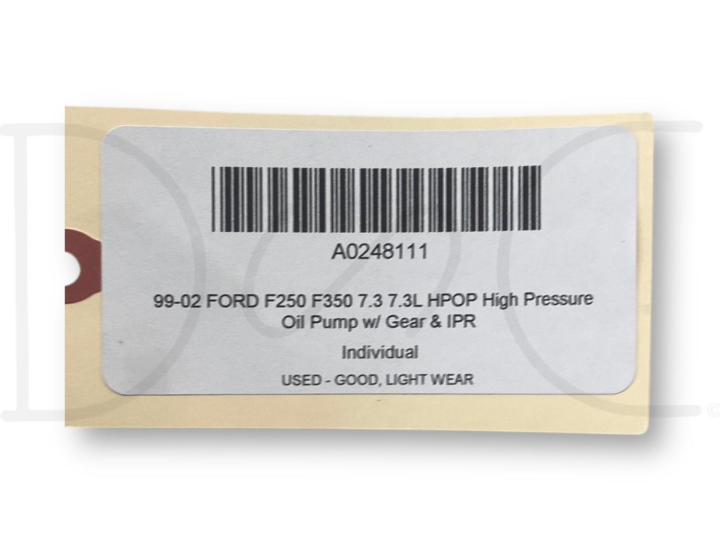 99-02 Ford F250 F350 7.3 7.3L HPOP High Pressure Oil Pump W/ Gear & IPR