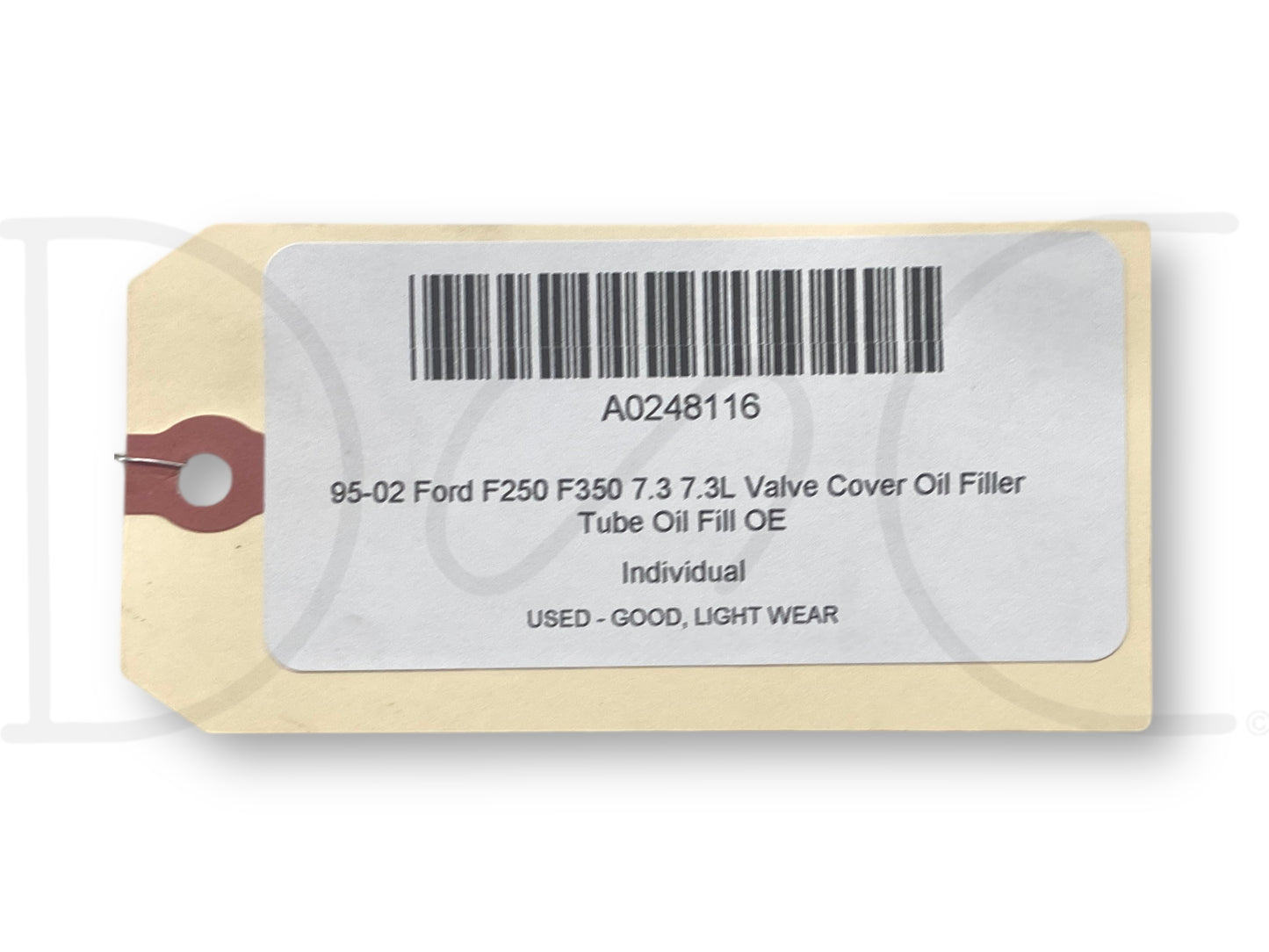 95-02 Ford F250 F350 7.3 7.3L Valve Cover Oil Filler Tube Oil Fill OE
