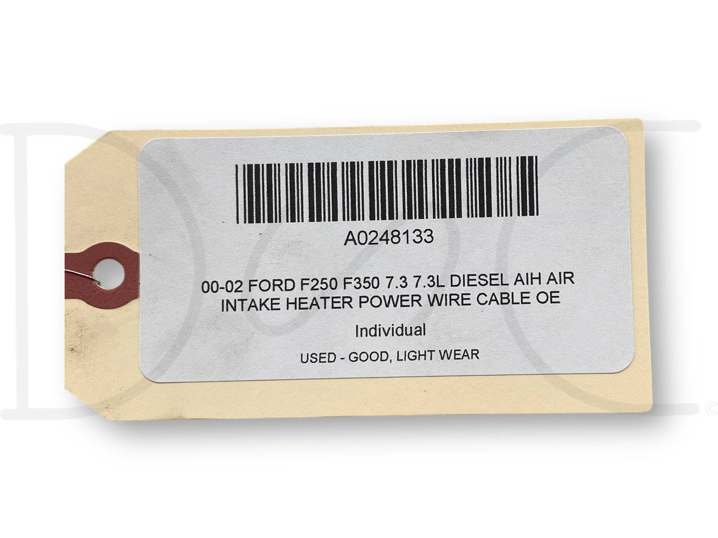 00-02 Ford F250 F350 7.3 7.3L Diesel AIH Air Intake Heater Power Wire Cable OE