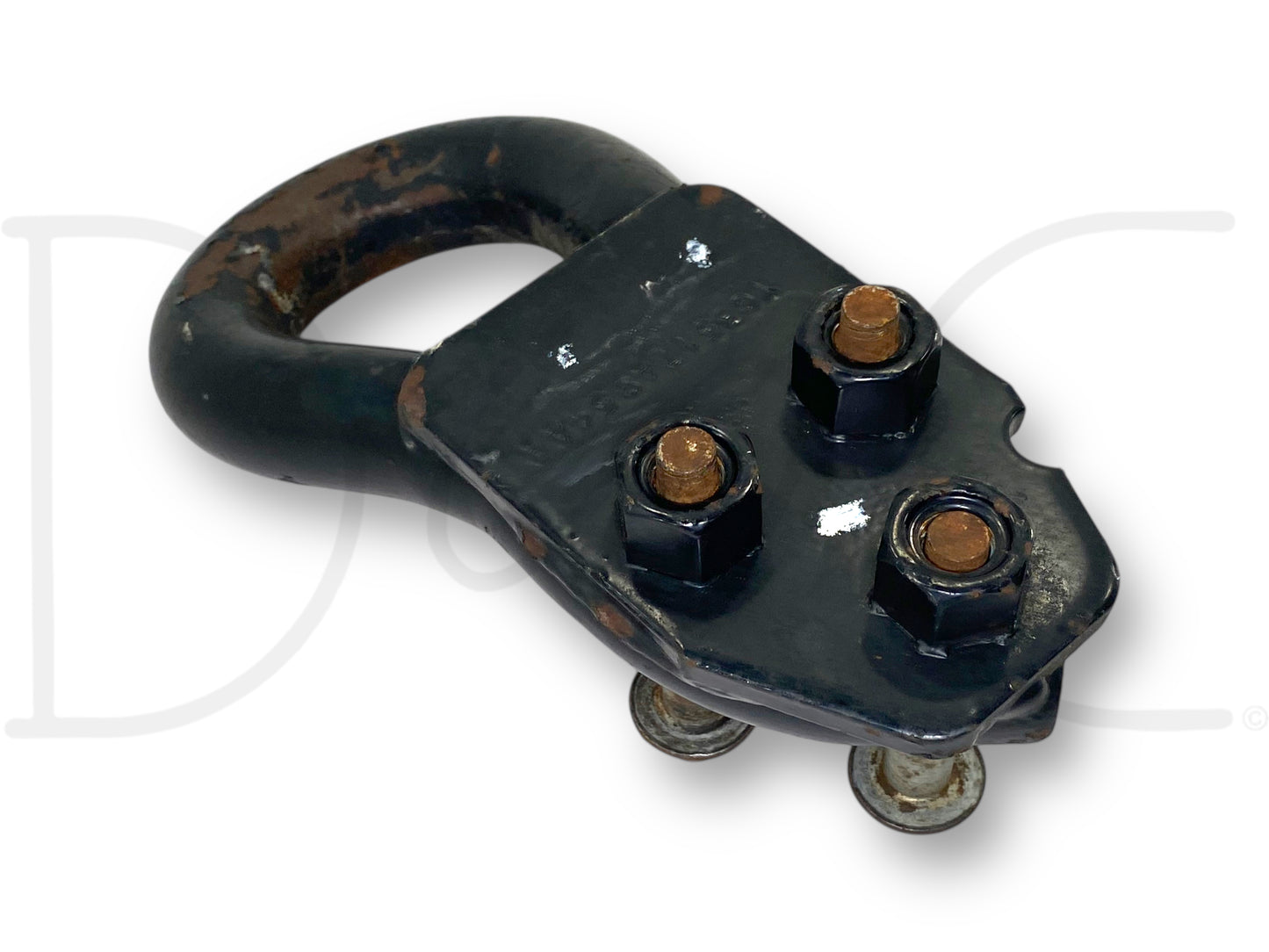 00-07 Ford F250 F350 Tow Hook Recovery Loop Black W/ Bolts Yc35-17A954
