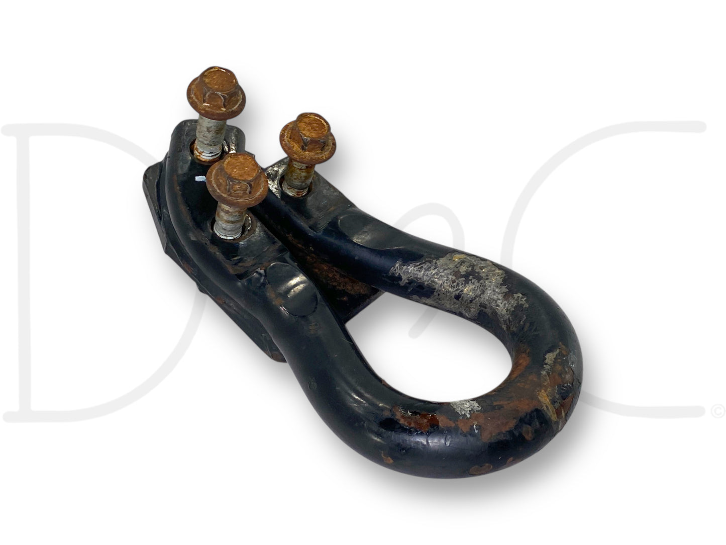00-07 Ford F250 F350 Tow Hook Recovery Loop Black W/ Bolts Yc35-17A954