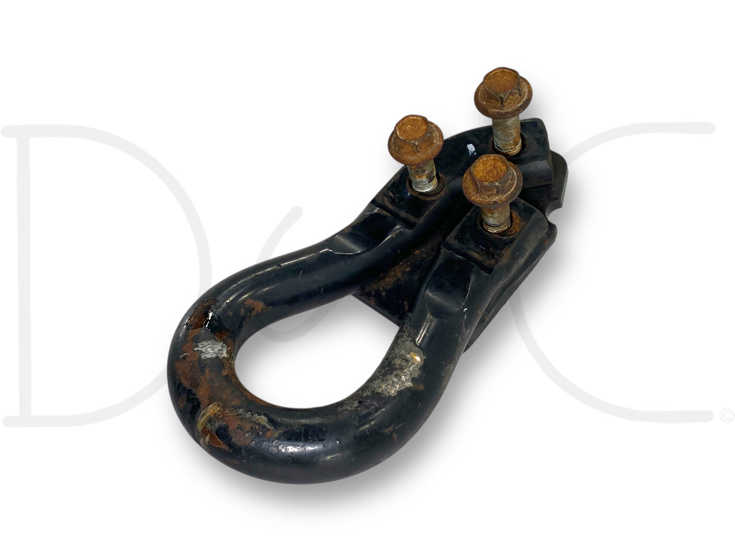 00-07 Ford F250 F350 Tow Hook Recovery Loop Black W/ Bolts Yc35-17A954