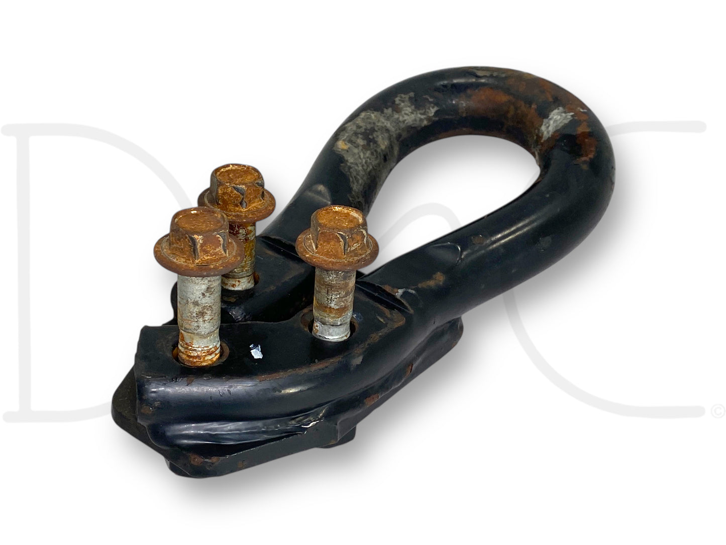 00-07 Ford F250 F350 Tow Hook Recovery Loop Black W/ Bolts Yc35-17A954
