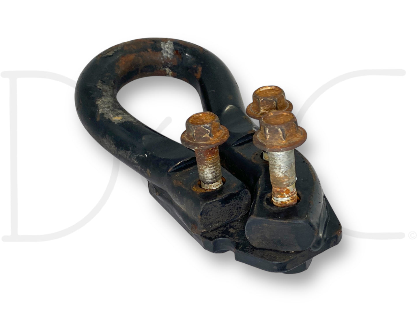 00-07 Ford F250 F350 Tow Hook Recovery Loop Black W/ Bolts Yc35-17A954
