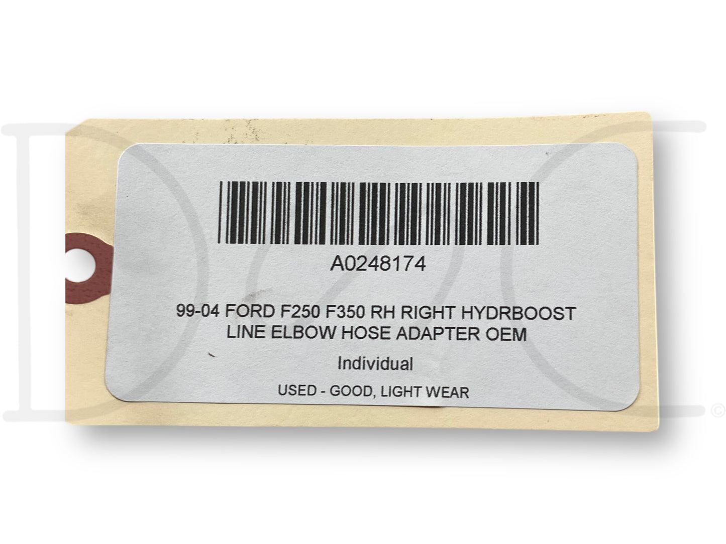 99-04 Ford F250 F350 RH Right Hydrboost Line Elbow Hose Adapter OEM
