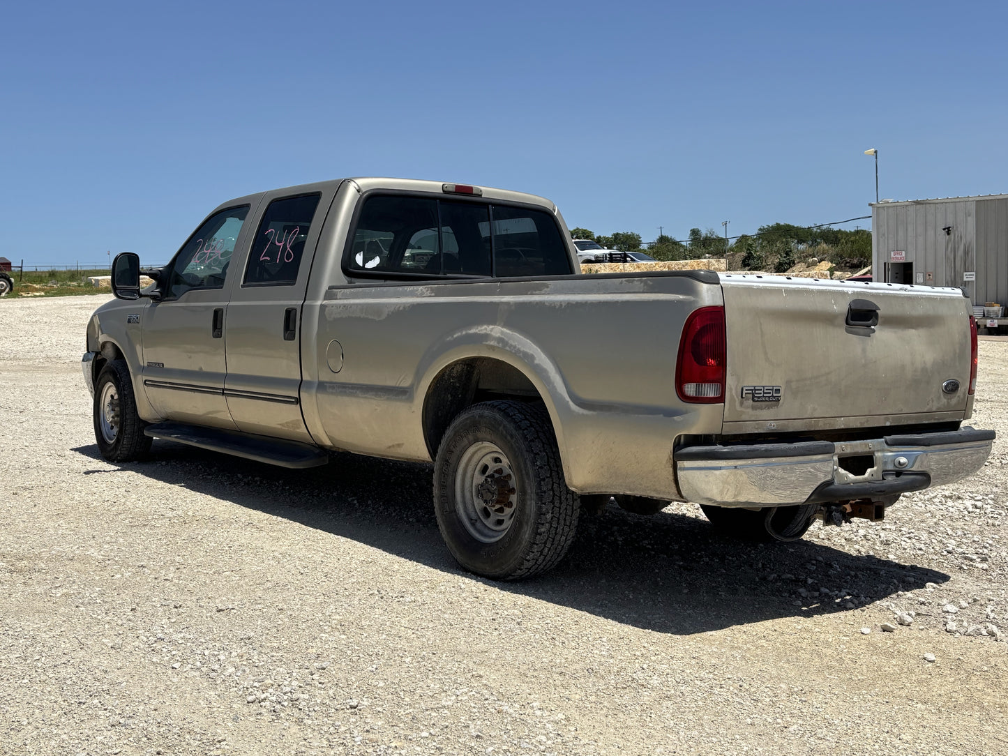 99-07 Ford F250 F350 Front LH Left Driver Door B2 Tan Electric