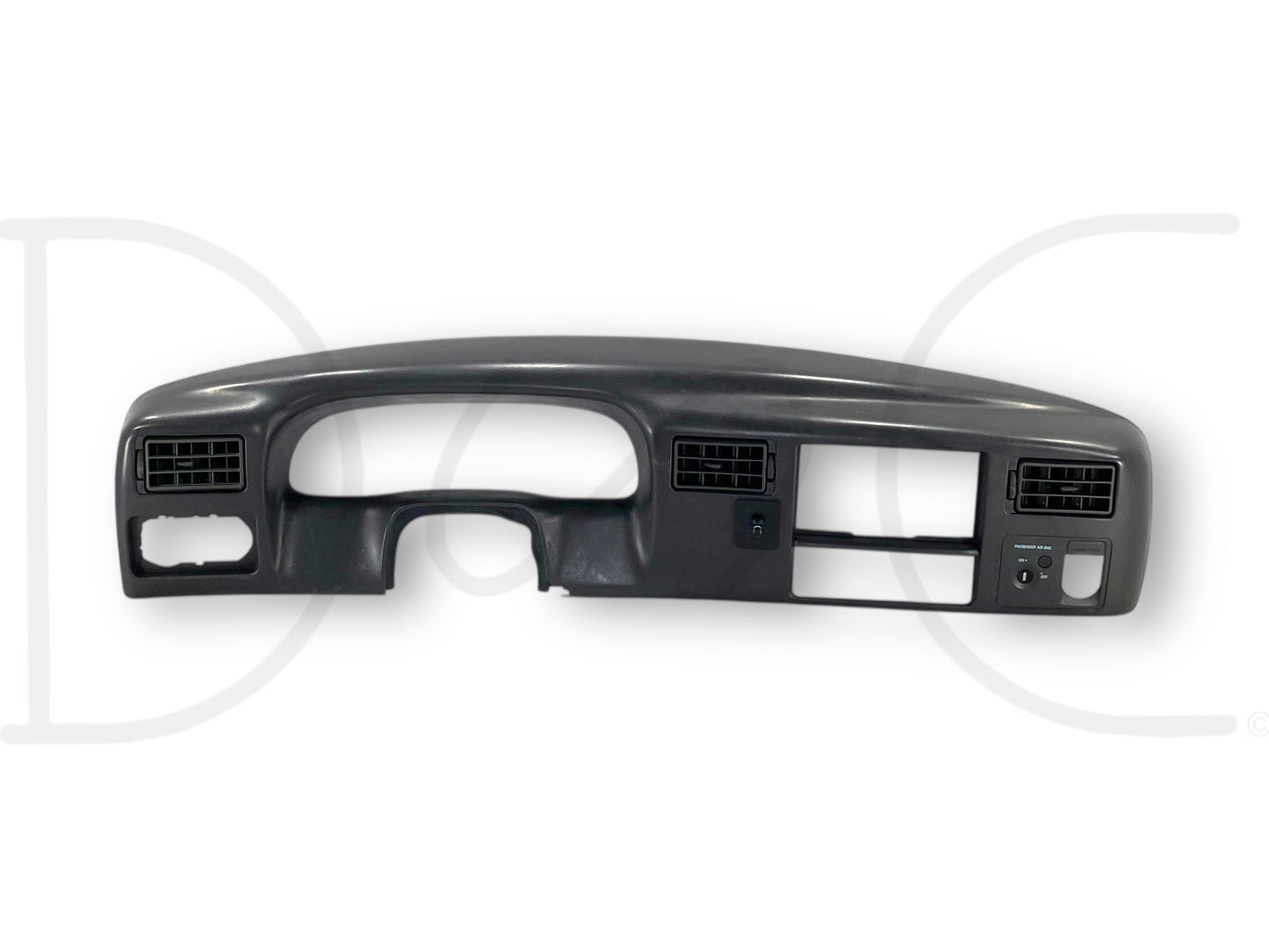 99-04 Ford F250 F350 Super Duty Dash Bezel Radio Cluster Trim Panel Gray *Blem*