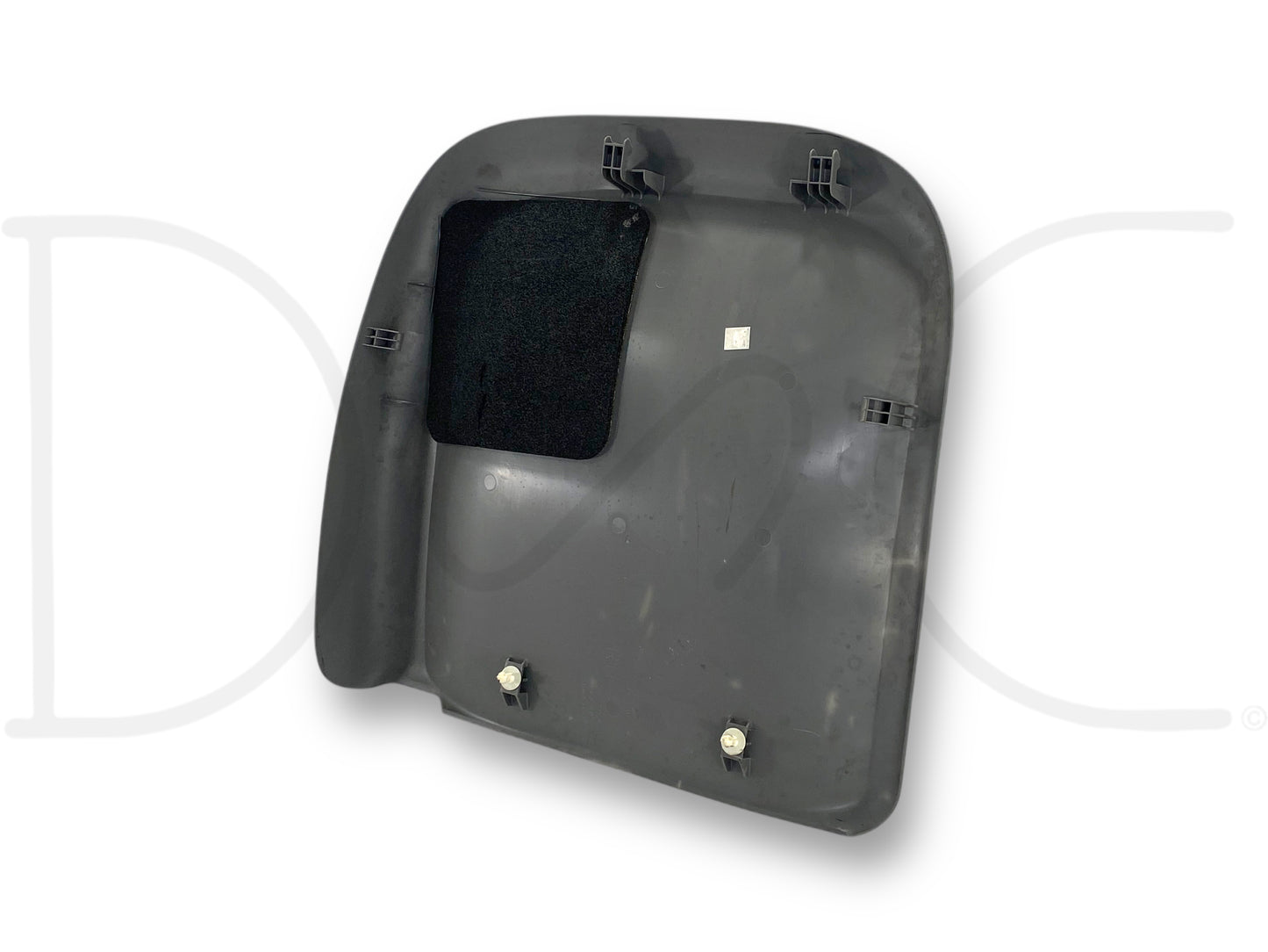 01-07 Ford F250 F350 RH Right Passenger Front Seat Back Plastic Trim Gray