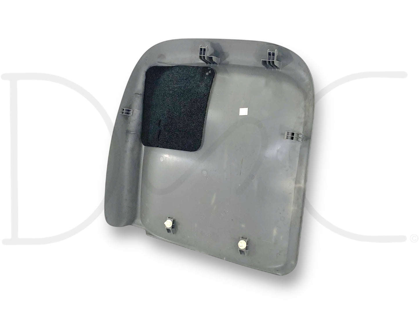 01-07 Ford F250 F350 RH Right Passenger Front Seat Back Plastic Trim Gray