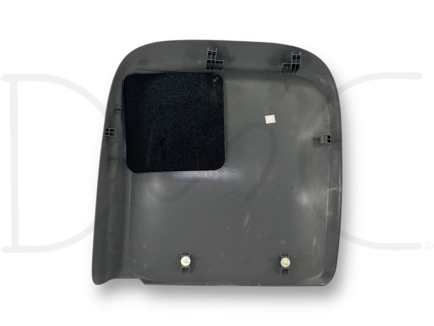 01-07 Ford F250 F350 RH Right Passenger Front Seat Back Plastic Trim Gray