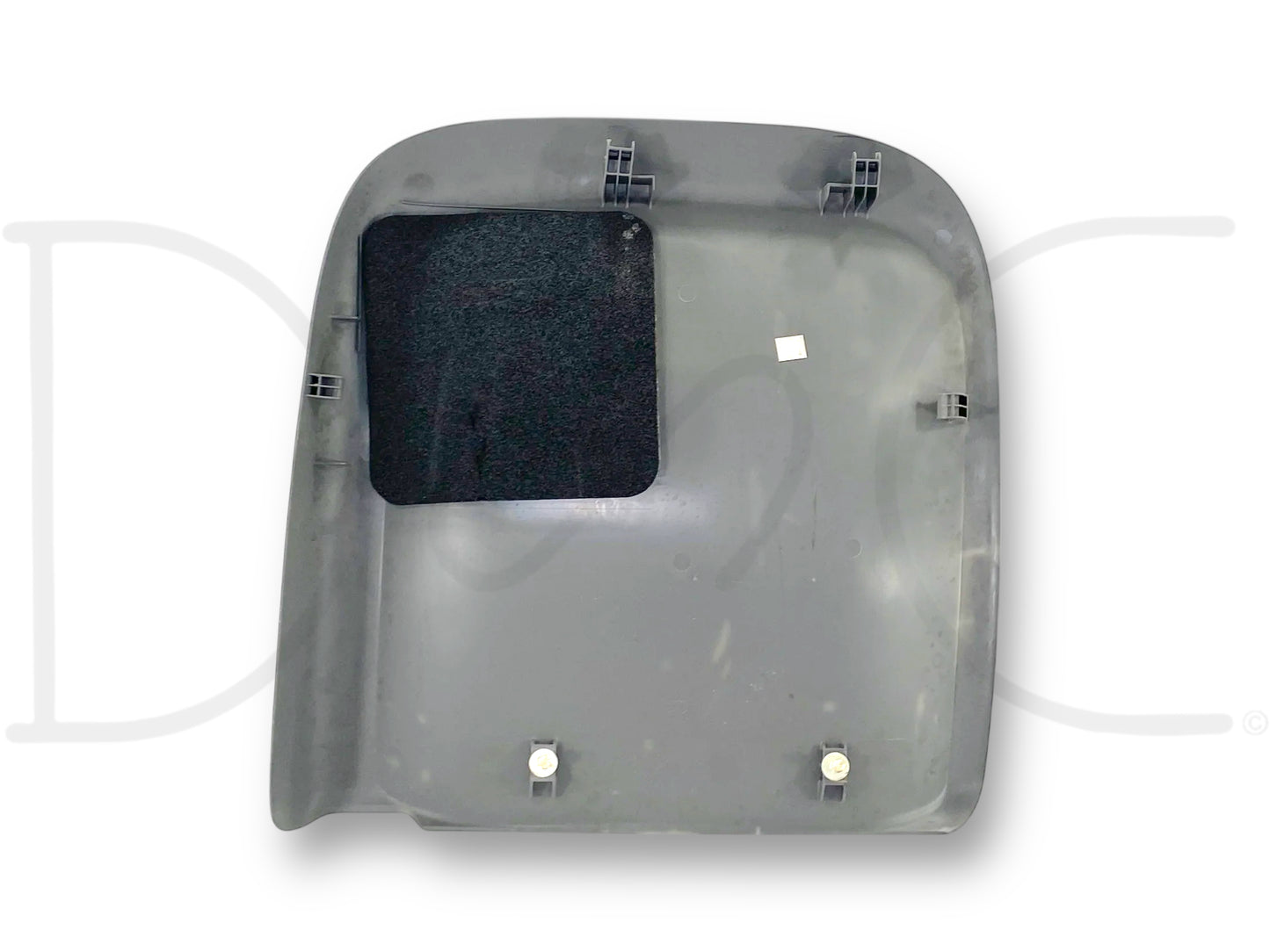 01-07 Ford F250 F350 RH Right Passenger Front Seat Back Plastic Trim Gray