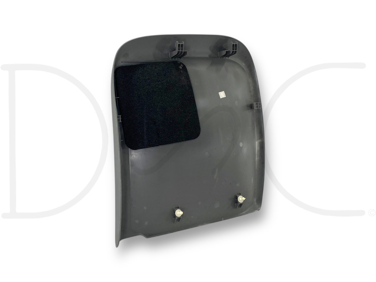 01-07 Ford F250 F350 RH Right Passenger Front Seat Back Plastic Trim Gray