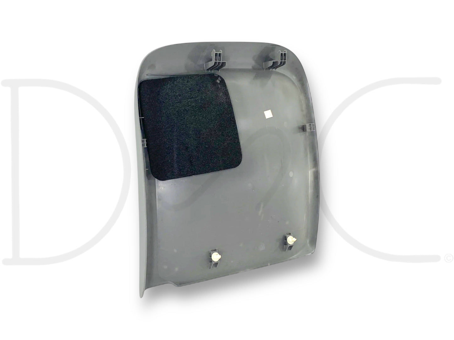 01-07 Ford F250 F350 RH Right Passenger Front Seat Back Plastic Trim Gray